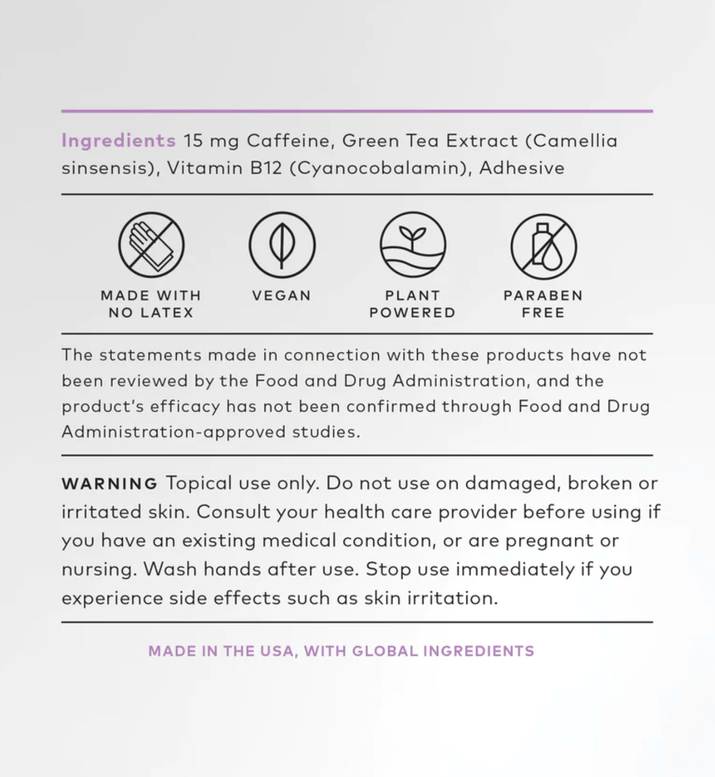 Single Wellness Patch