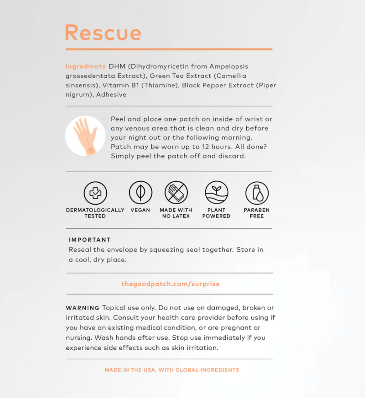 Wellness Patch 4-Pack