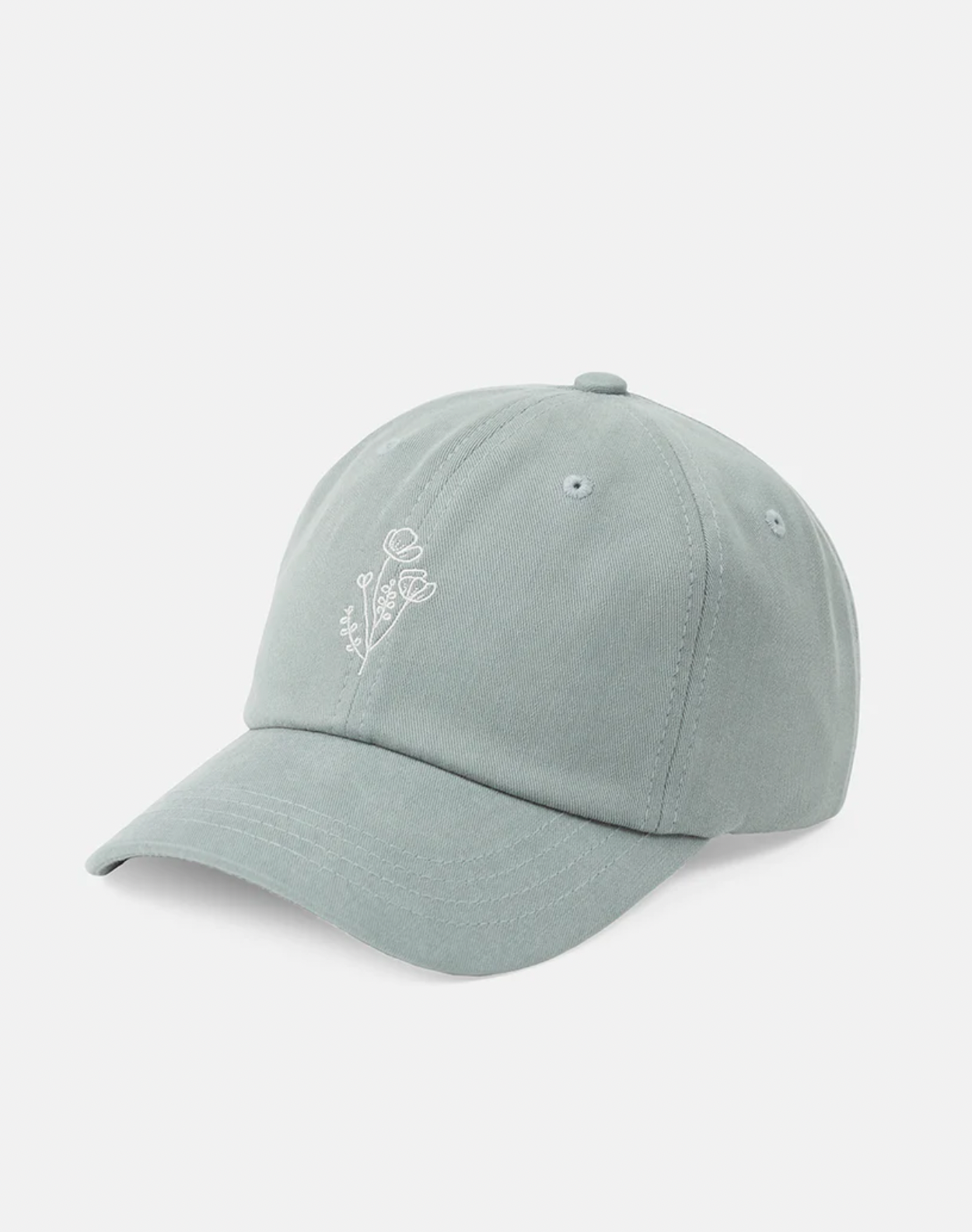 Flower Embroidery Peak Hat
