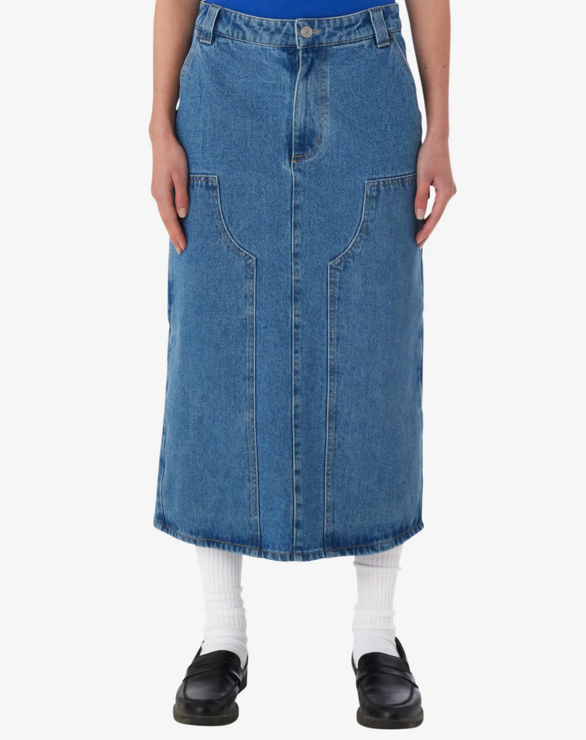 【BAON】Venta Pocket Nylon Banding Midi Skirt Utility Pocket Midi Skirt | Banana Republic Factory
