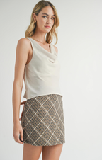 Gossip Girl Plaid Mini Skirt