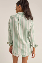 Dinero Stripe Beach Shirt