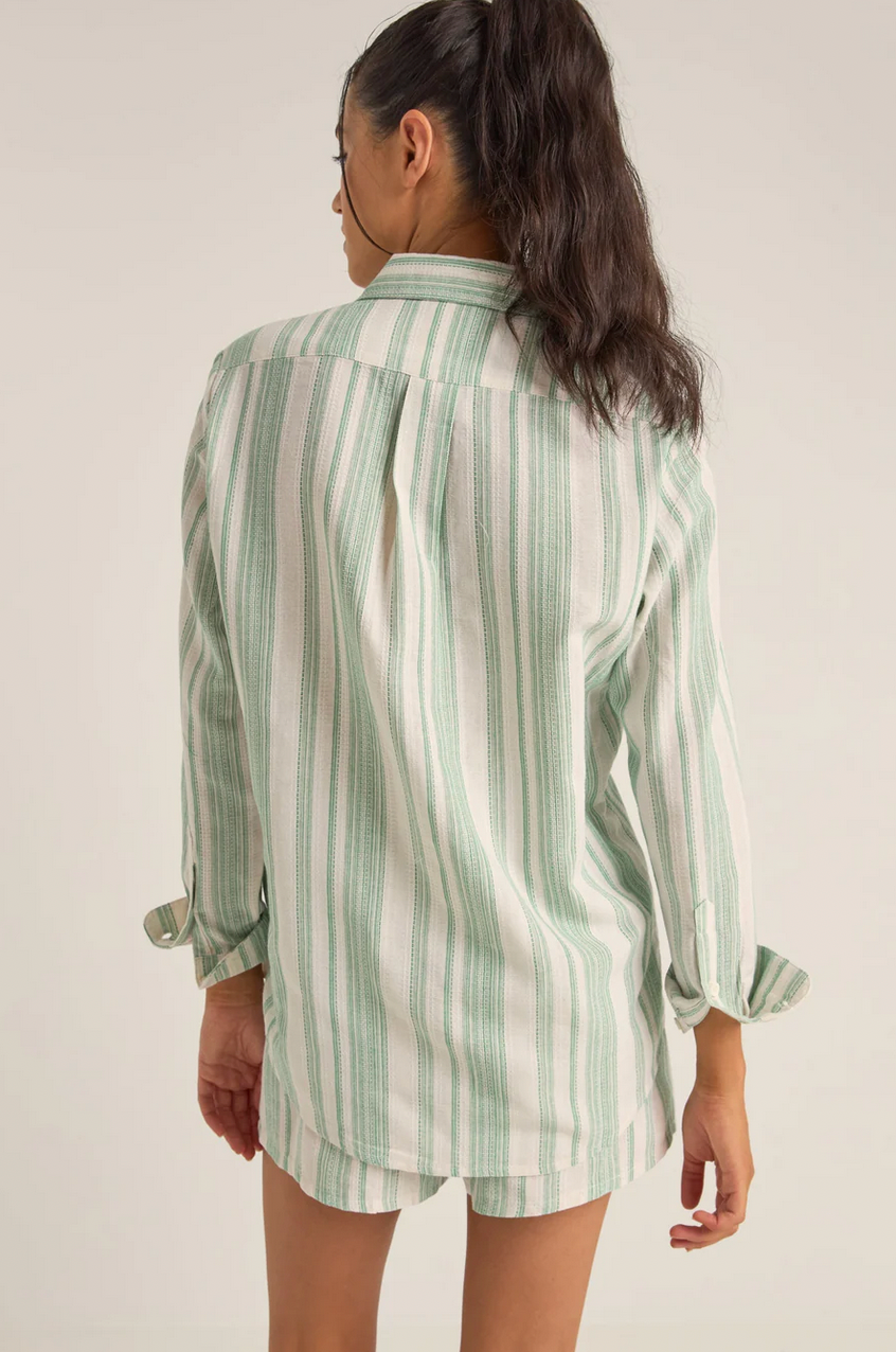 Dinero Stripe Beach Shirt