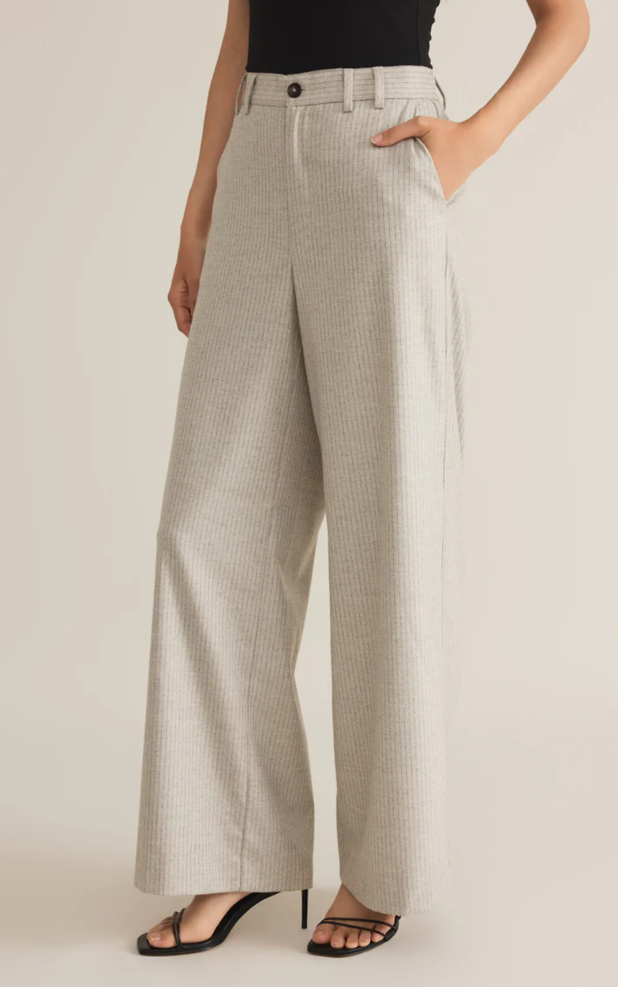 Evette Pinstripe Pant