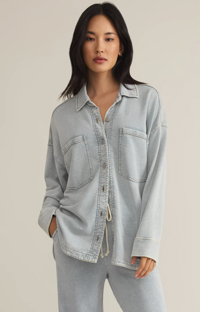 All Day Knit Denim Jacket - Z Supply– SHIFT boutique