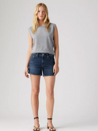 A-line Mid Rise Shorts