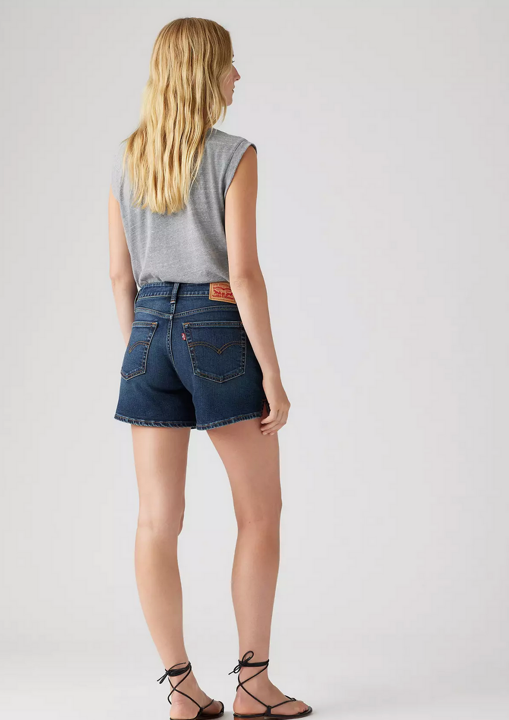 A-line Mid Rise Shorts