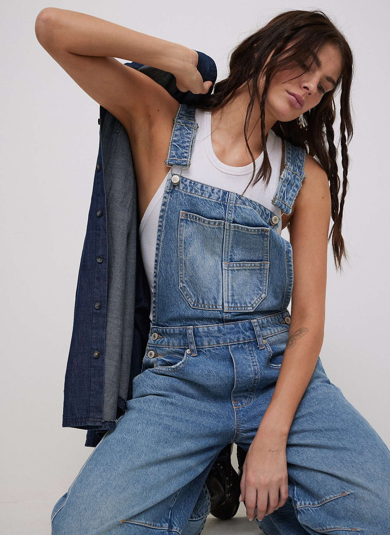 Good Luck Barrel Overalls