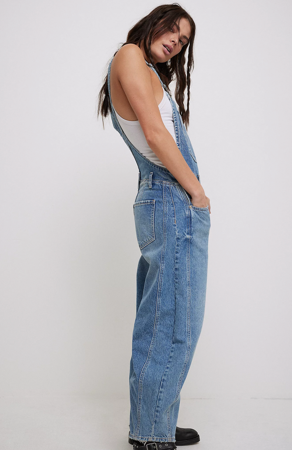 Good Luck Barrel Overalls