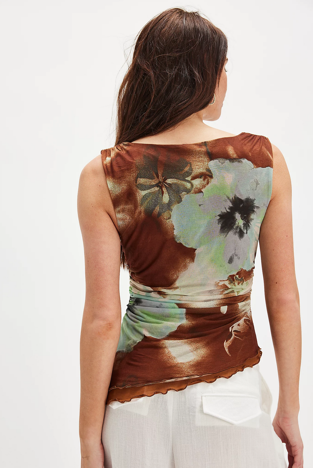 Ash Printed Knit Top