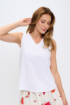 Cotton Coast V-Neck Tank