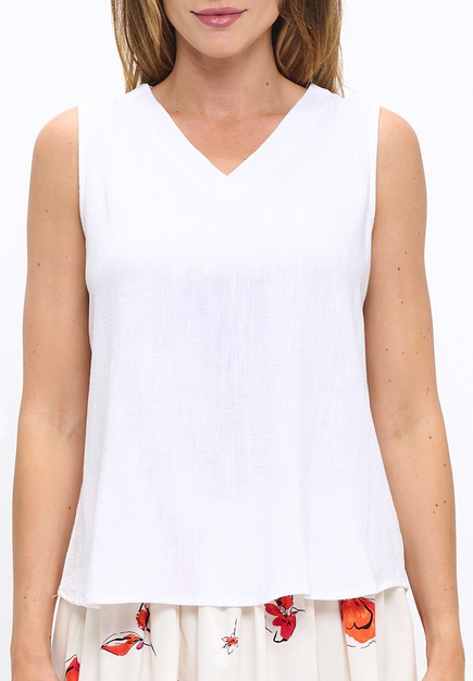 Cotton Coast V-Neck Tank