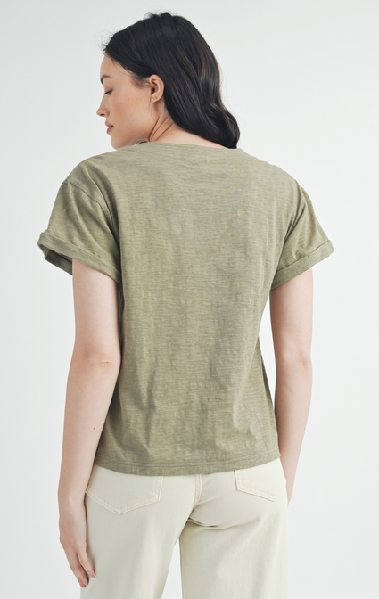 Sagewood V-Neck Tee