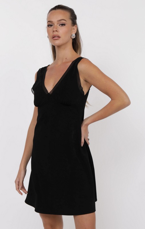 My Heart Crepe Mini Dress