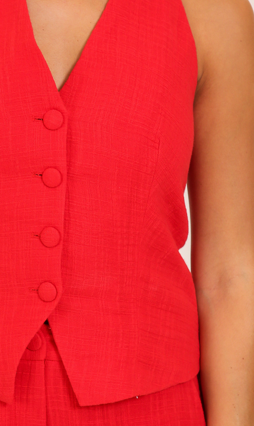 Harper Textured Halter Top