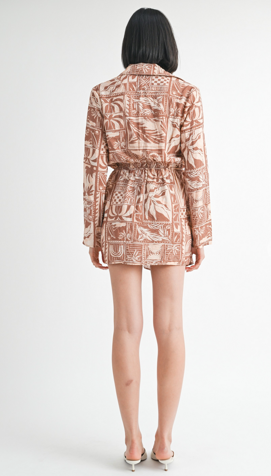 Sahara Stamp Shirt Dress