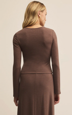 Demure Cropped Long Sleeve