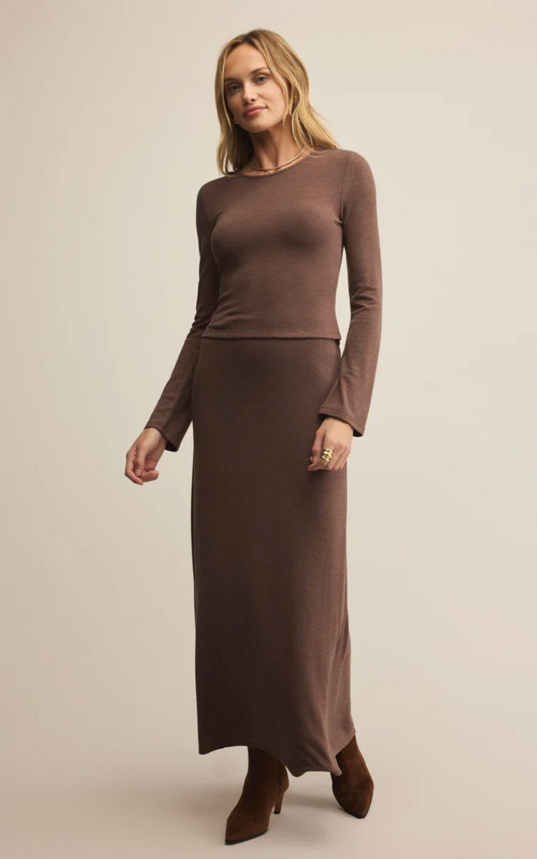 Demure Cropped Long Sleeve