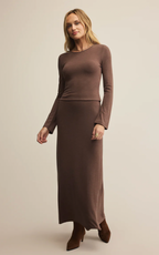 Demure Cropped Long Sleeve