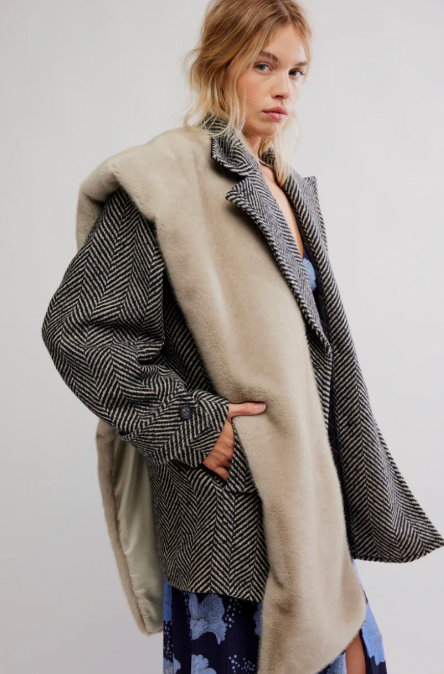 Snow Angel Faux Fur Scarf