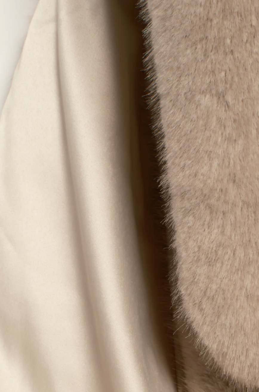 Snow Angel Faux Fur Scarf