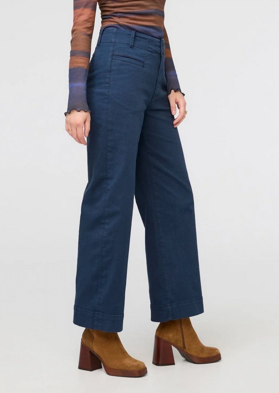 LuxTwill High Rise Trouser