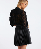 Nouvelle Faux Leather Skirt