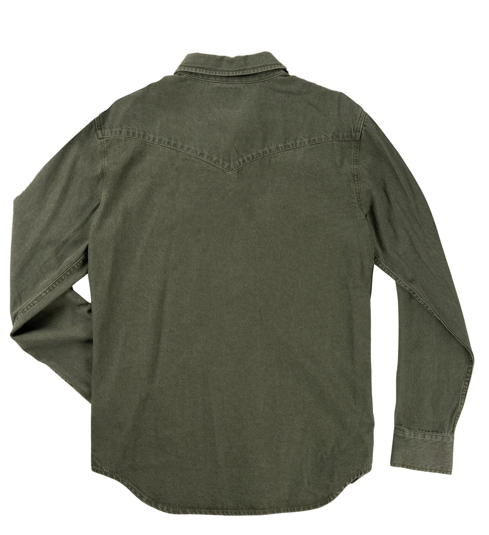 Wyatt Pearl Snap Long Sleeve Denim Shirt