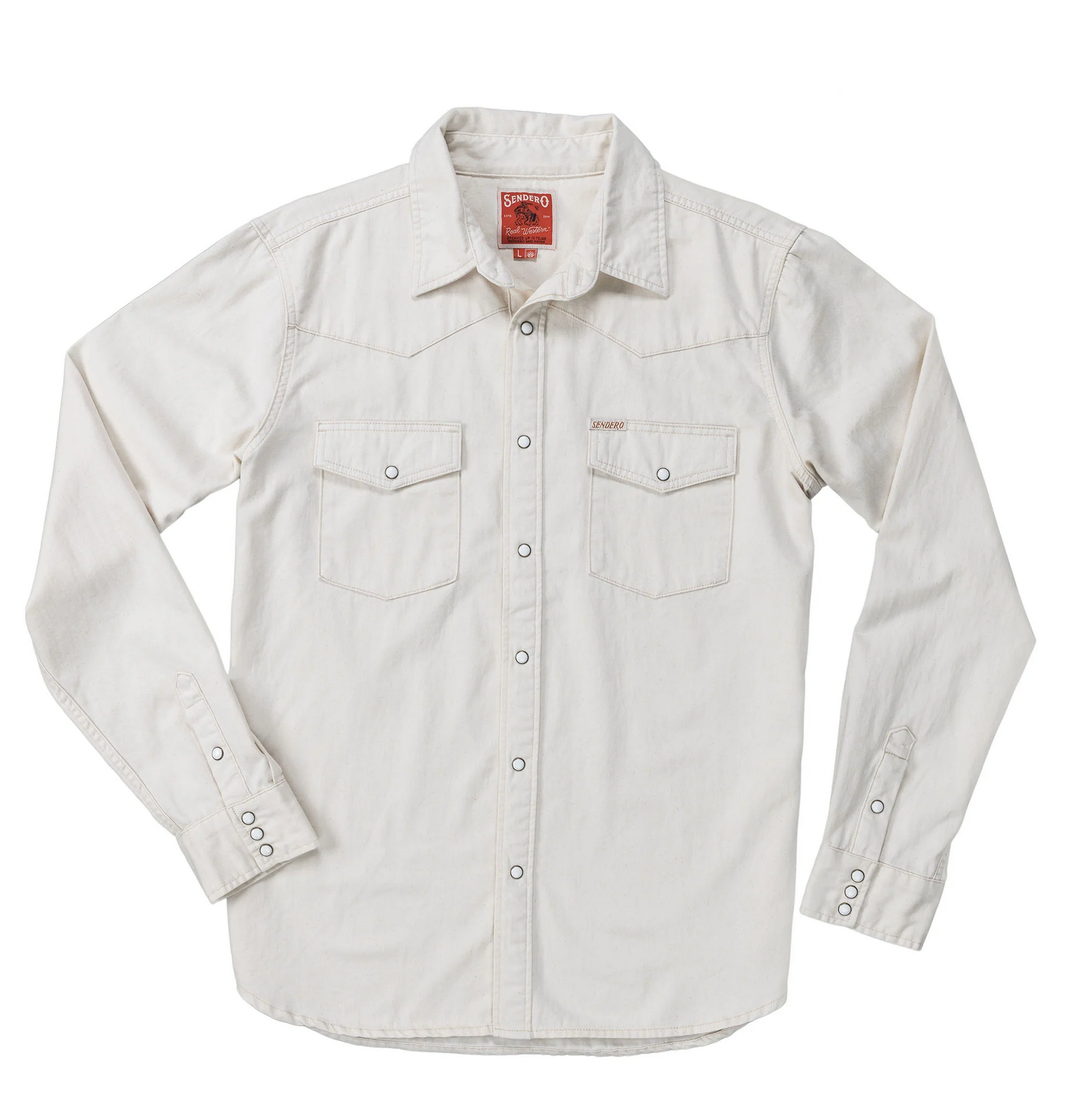 Wyatt Pearl Snap Long Sleeve Denim Shirt