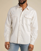 Wyatt Pearl Snap Long Sleeve Denim Shirt