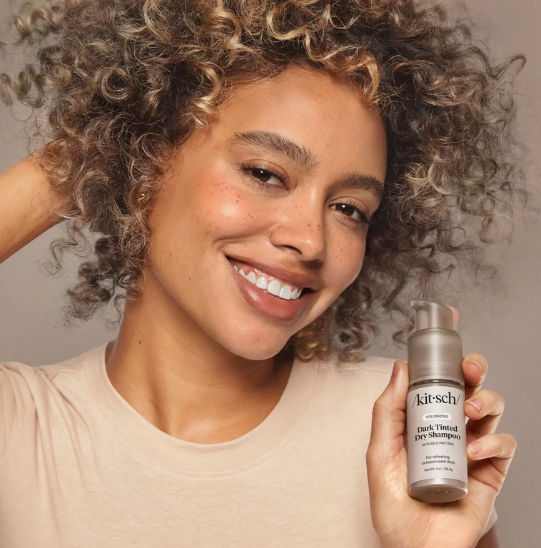 Volumizing Rice Protein Dry Shampoo - Dark Tint