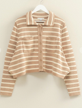 Charlie Striped Knit Button-Up
