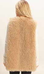 Aspen Faux Shearling Vest