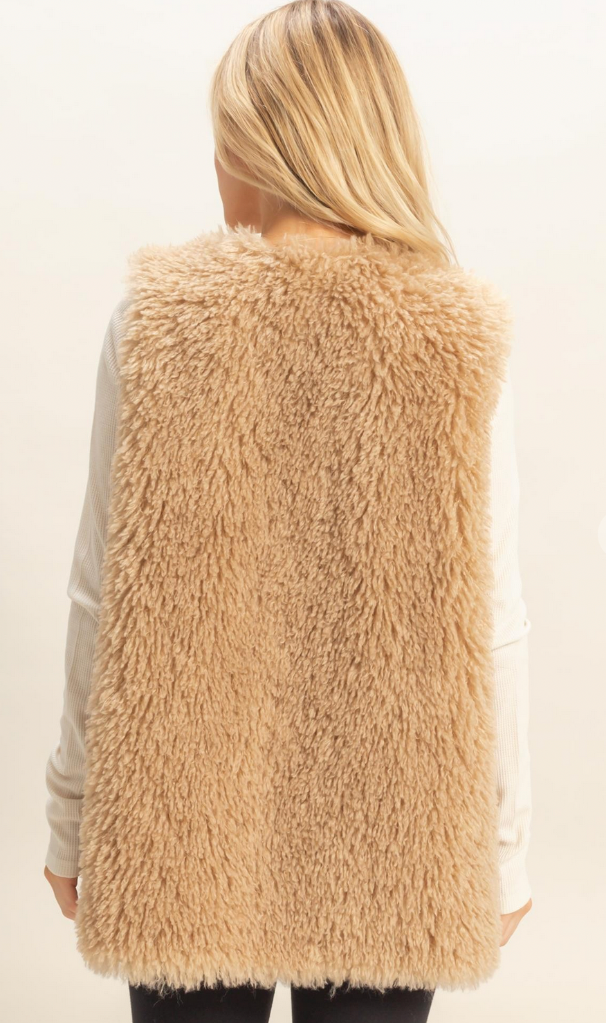 Aspen Faux Shearling Vest