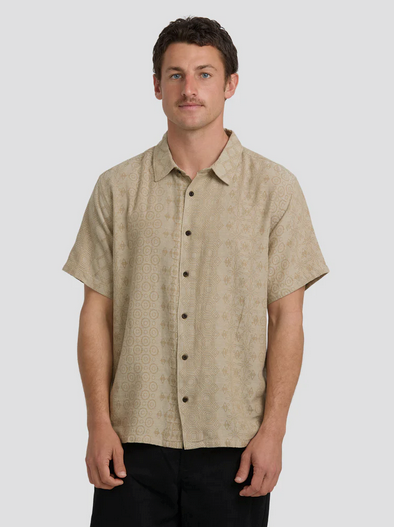 Needle Garage Jacquard Short Sleeve Shirt