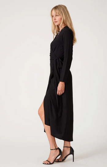 Anais Midi Wrap Dress