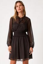 Kira Sheer Mini Dress