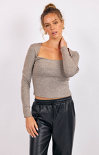 Cliffside Long Sleeve Knit Top