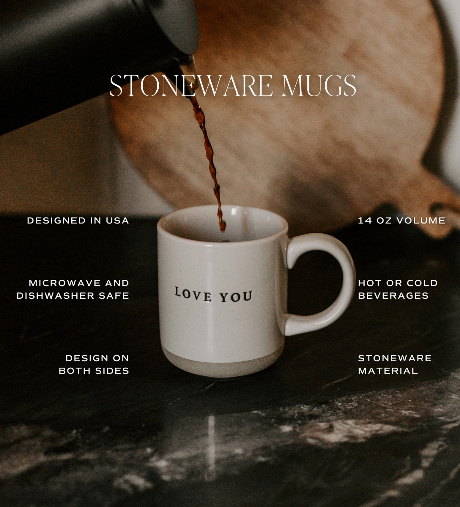 Love You Stoneware Mug