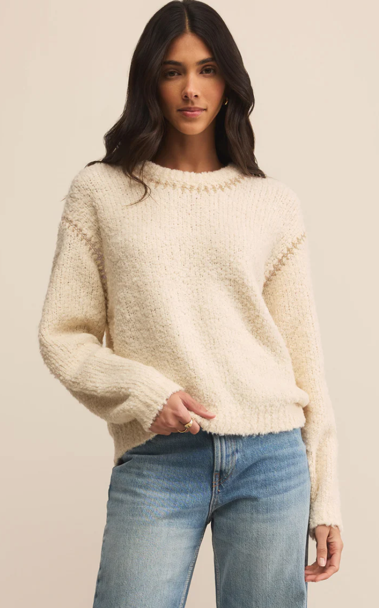 Romnie  Whipstitch Sweater