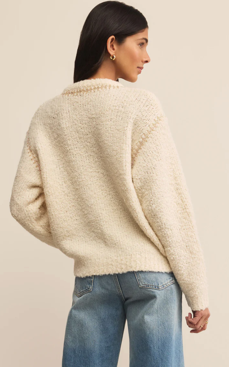 Romnie  Whipstitch Sweater