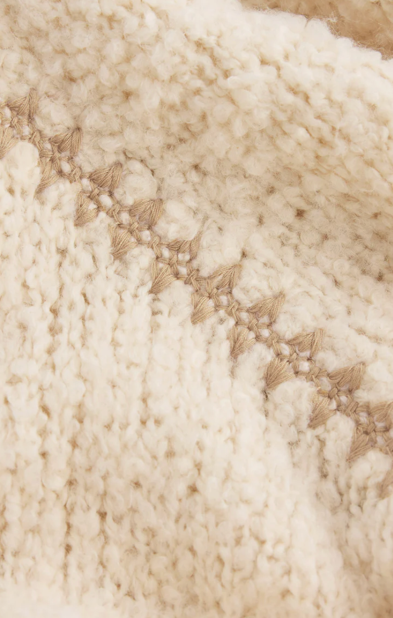 Romnie  Whipstitch Sweater