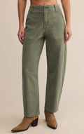 Olive Twill Pants