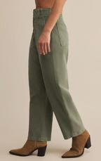 Olive Twill Pant