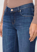Performance Mid Rise Denim Straight