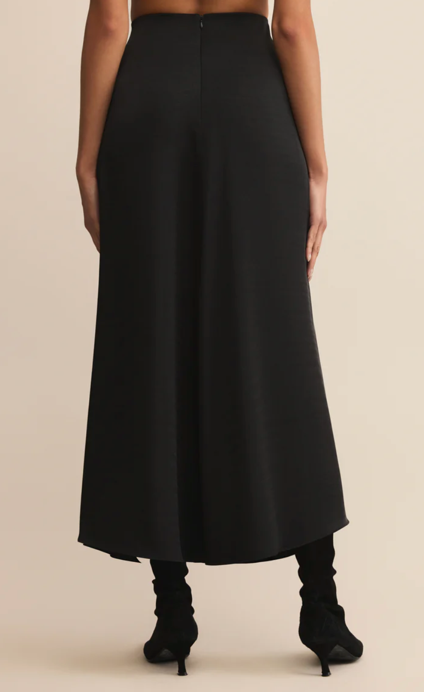 Northpointe Satin Midi Skirt