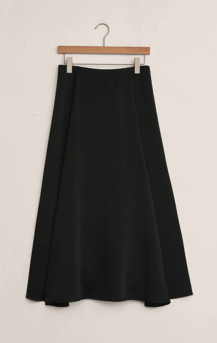 Northpointe Satin Midi Skirt
