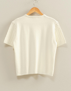Willow Cable Knit Tee