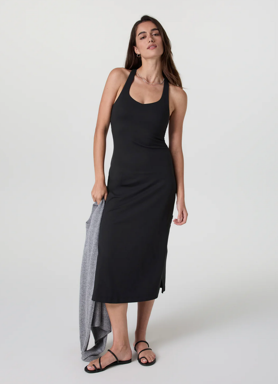 Vuori Women's Halo Racerback Dress Solid Black / Xs Vuori Women's Halo Racerback Dress Solid Black / Xs