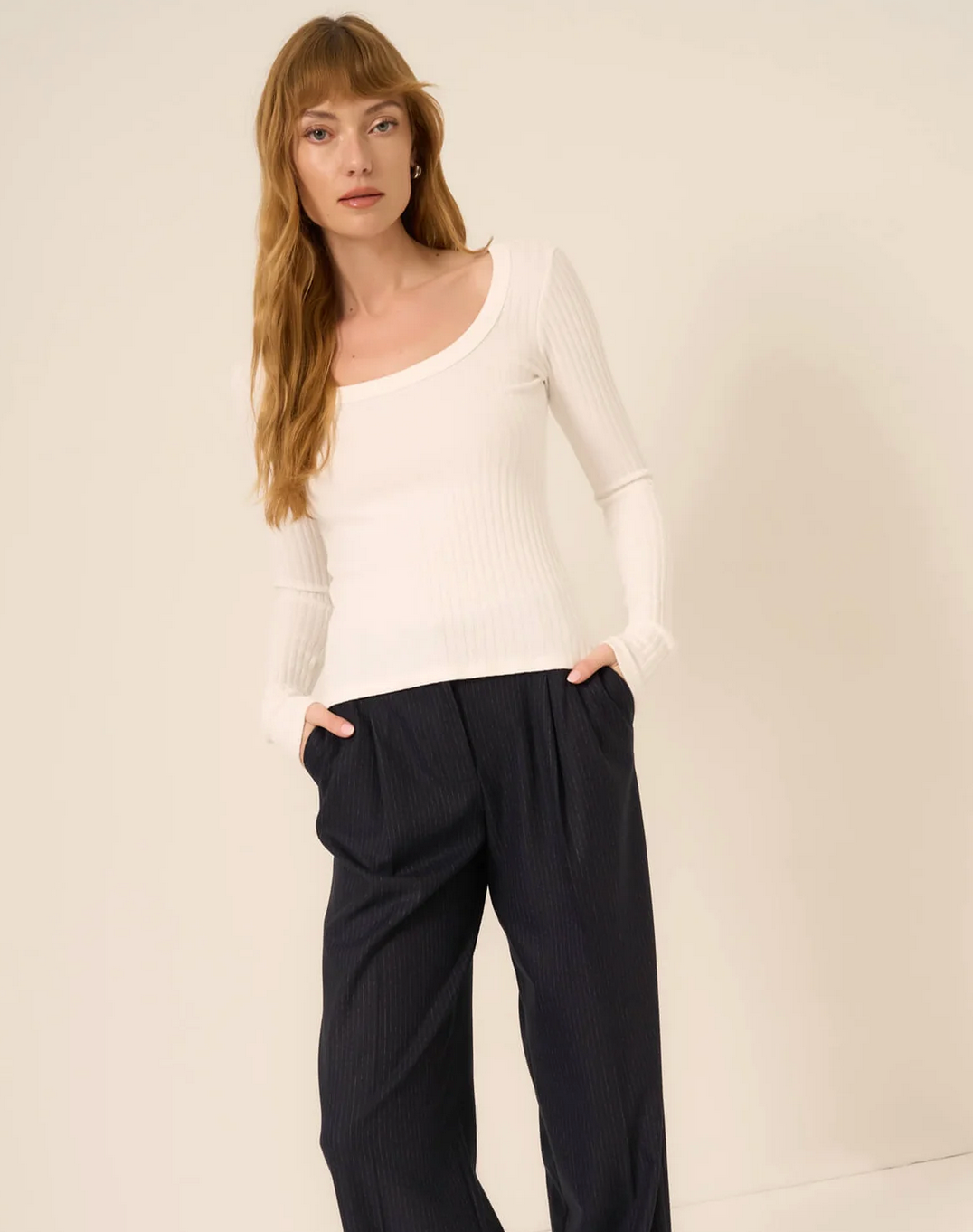 What's The Scoop Rib Long Sleeve